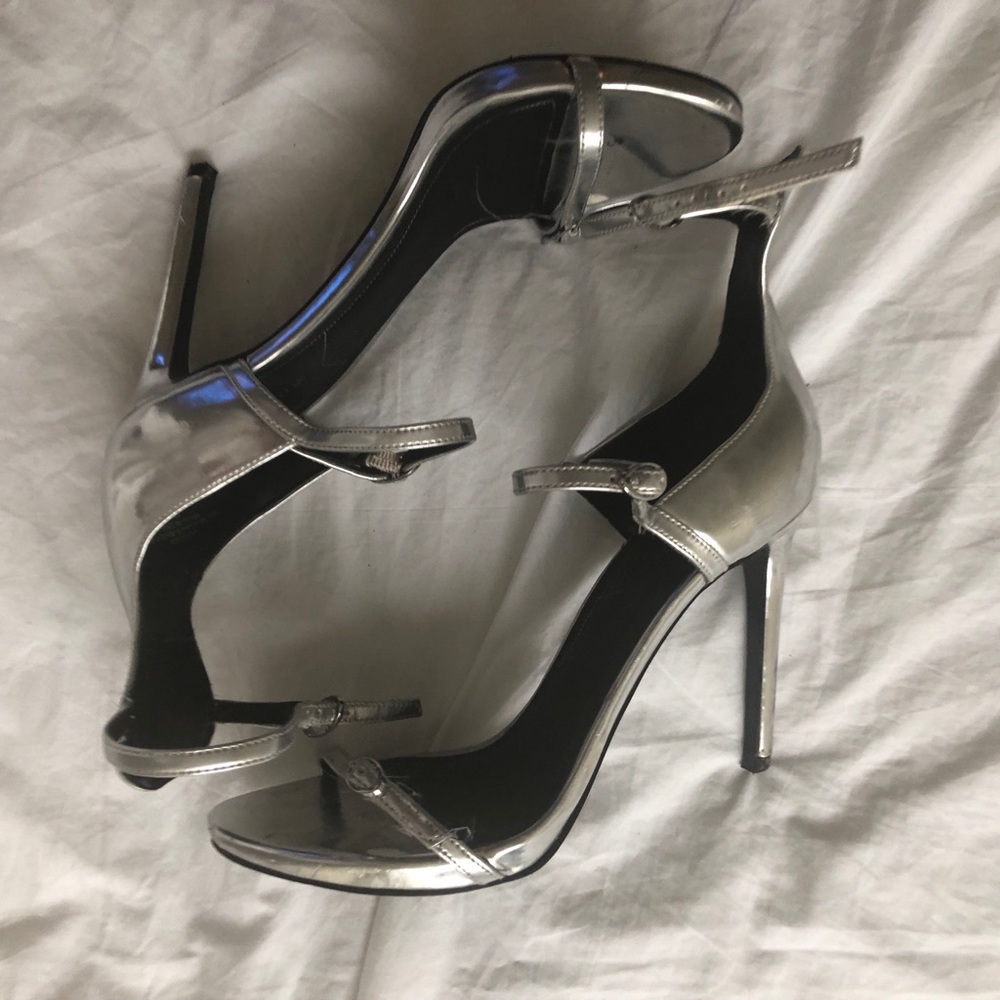 Kendall + Kylie Silver Sandals